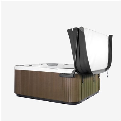 Ridicator de capac din aluminiu pentru spa: instalare simplă cu șuruburi, operare cu o singură persoană și design care economisește spațiu-