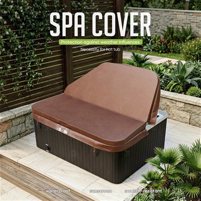 Husă spa pătrată maro