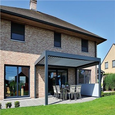 Pergola din aluminiu de gradina exterioara